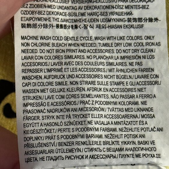 VANS Park Project Yellow Hoodie Sweatshirt Drawstring Pockets Logo Size Small - Picture 9 of 9